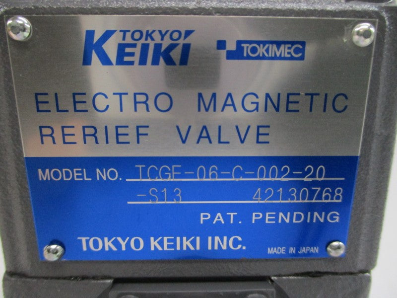 TOKYO KEIKI TCGF-06-C-002-20-S13 NSMP