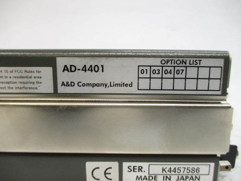 A&D AD-4401 100-120V NSMP
