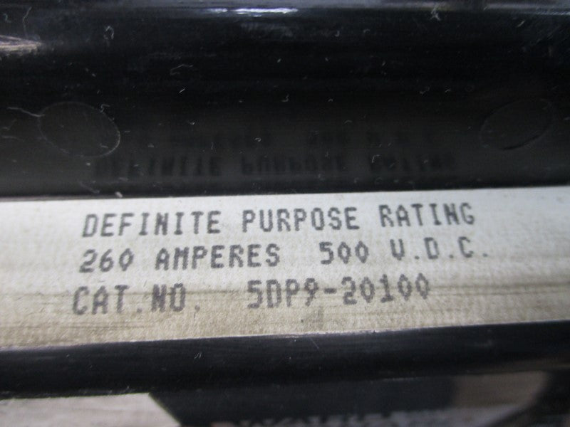 WARD LEONARD 5DP9-20100 120V 260A NUPI