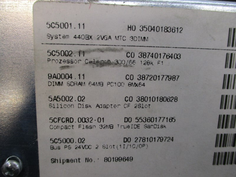 B&R AUTOMATION 5D5500.06 UNMP