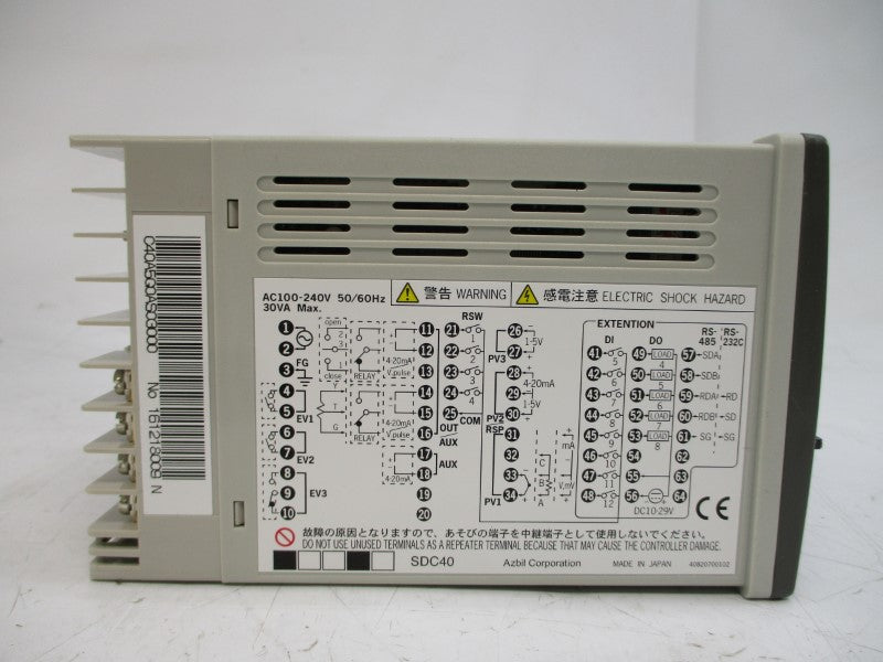 CONTROLLER SDC40 C40A5G0AS03000 100-240VAC NSMP