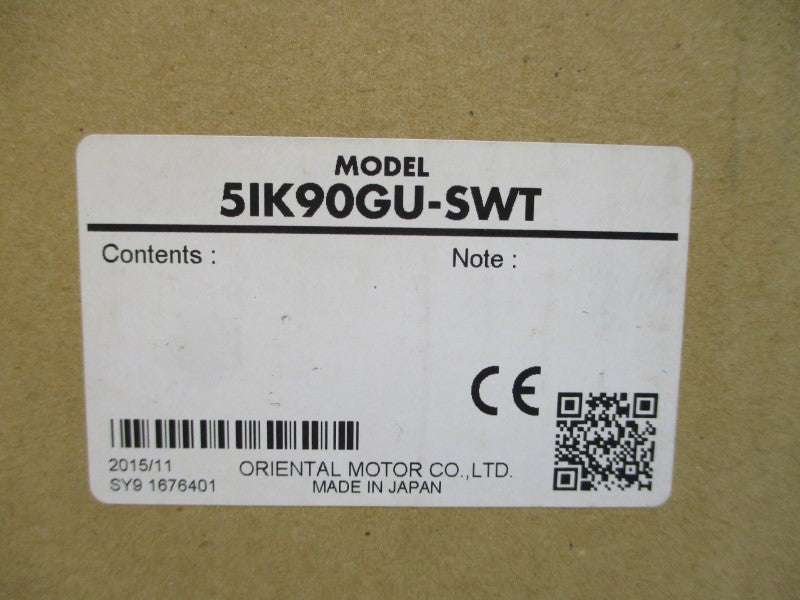 ORIENTAL MOTOR 5IK90GU-SWT 230V 0.61A NSMP