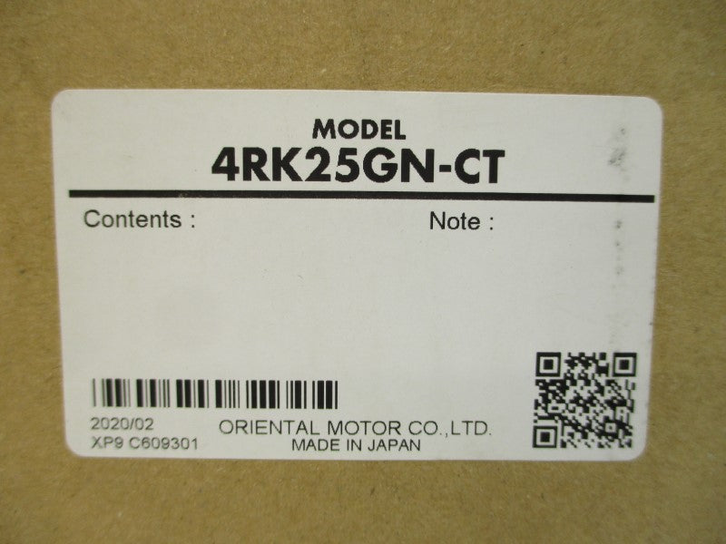 ORIENTAL MOTOR 4RK25GN-CT 200V 0.35A NSMP