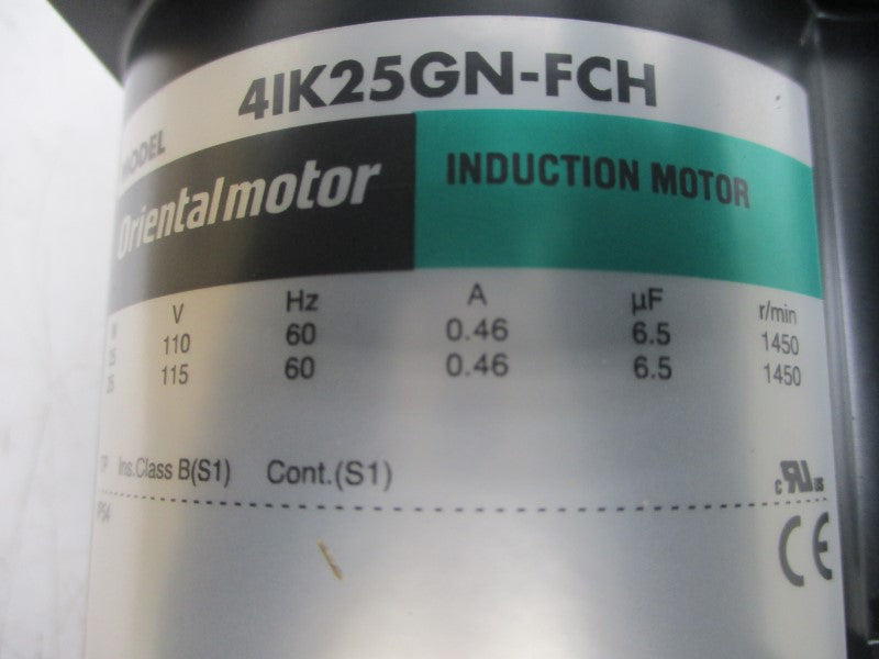 ORIENTAL MOTOR 4IK25GN-FCH 115V 0.16A NSMP