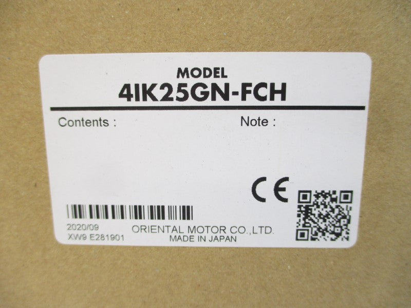 ORIENTAL MOTOR 4IK25GN-FCH 115V 0.16A NSMP