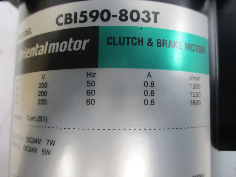 ORIENTAL MOTOR CBI590-803T 220V 0.8A NSMP