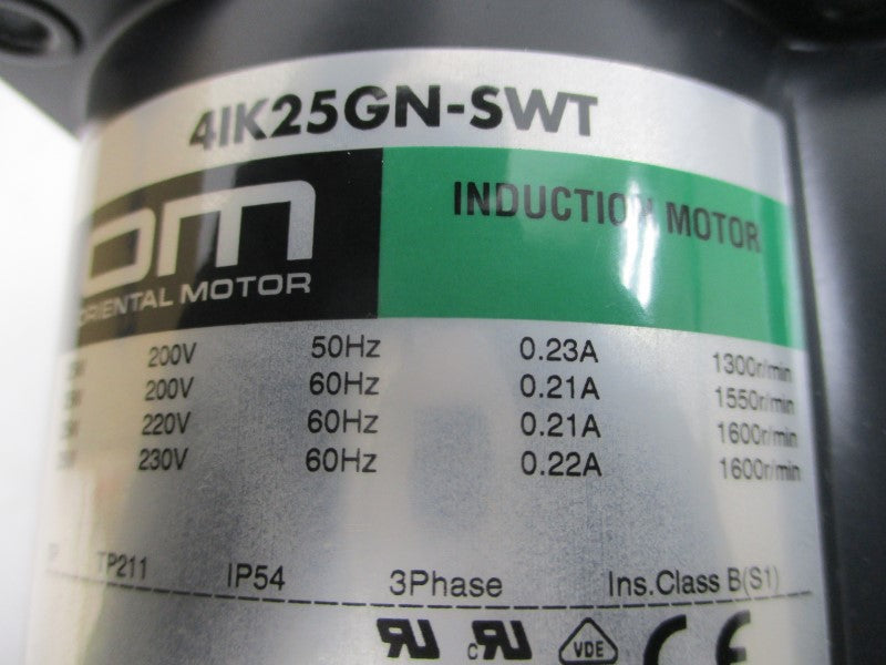 ORIENTAL MOTOR 4IK25GN-SWT 230V 0.22A NSMP
