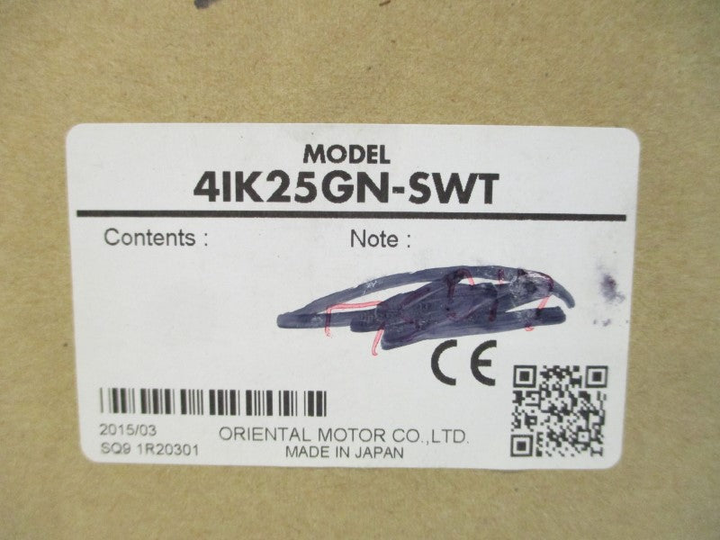 ORIENTAL MOTOR 4IK25GN-SWT 230V 0.22A NSMP