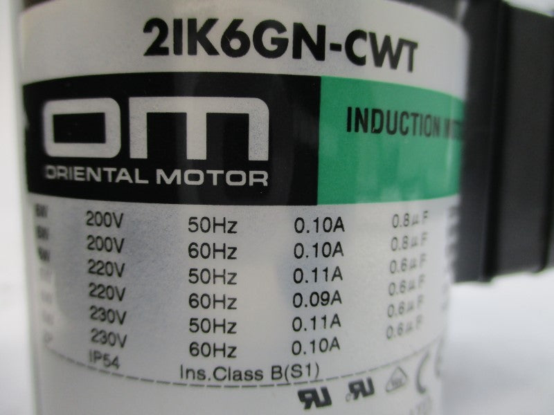 ORIENTAL MOTOR 2IK6GN-CWT 230V 0.10A NSMP
