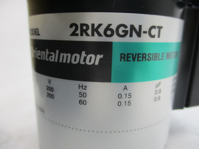 ORIENTAL MOTOR 2RK6GN-CT 200V 0.15A NSMP