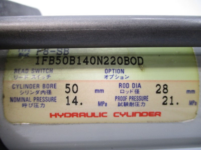 HORIUCHI MACHINERY F8-SB 1FB50B140N220BOD UNMP