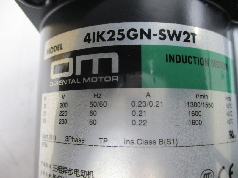 ORIENTAL MOTOR 4IK25GN-SW2T 230V 0.22A NSMP
