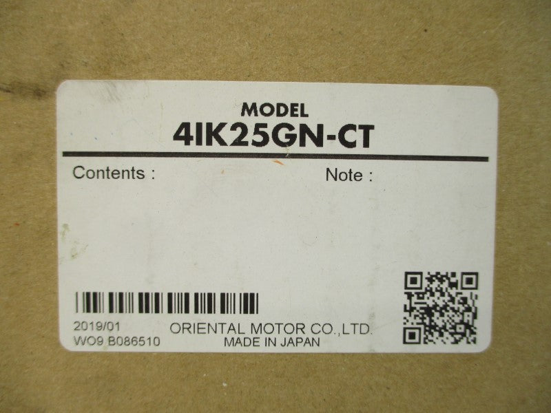 ORIENTAL MOTOR 4IK25GN-CT 200V 0.3A NSMP