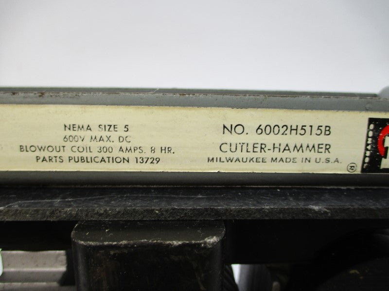 CUTLER HAMMER 6002H515B 230V 300A UNMP
