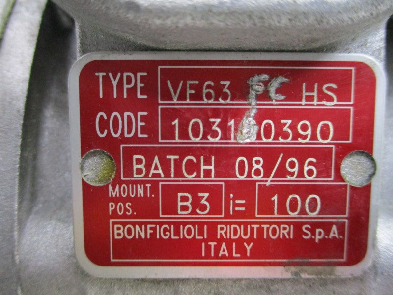 BONFIGLIOLI VF63FCHS 103100390 NSNP