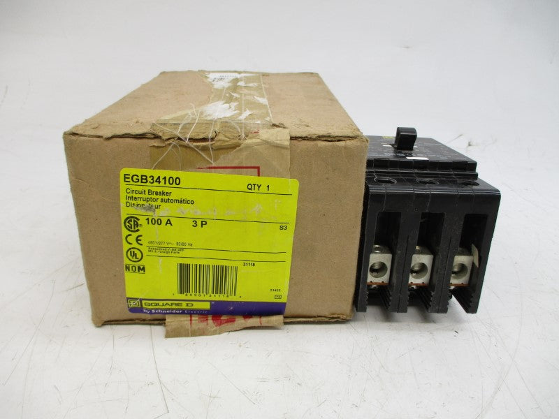 SQUARE D EGB34100 SER. 3 277V 100A NSMP