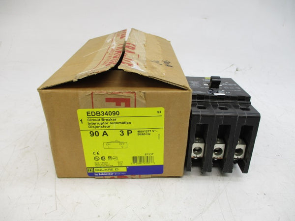 SQUARE D EDB34090 SER. 3 277V 90A NSMP