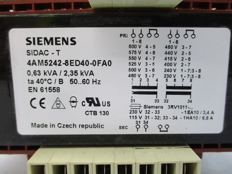 SIEMENS 4AM5242-8ED40-0FA0 600V NSNP