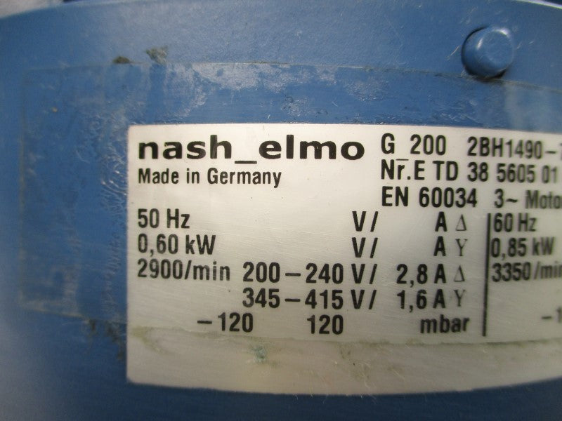 NASH ELMO 2BH1490-7AH16-Z 380-480V 2.1A NSNP