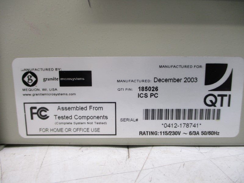 GRANITE MICROSYSTEMS ICON SERVER 115/230VAC 6/3A UNMP