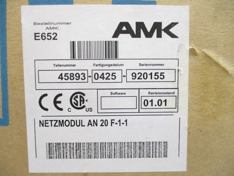 AMK AN20F-1-1 45893 400-480VAC 32A NSMP