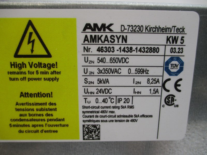 AMK KW5 46303 350VAC 8.25A NSMP
