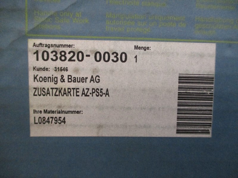 AMK AZ-PS5-A 103820-0030 NSMP