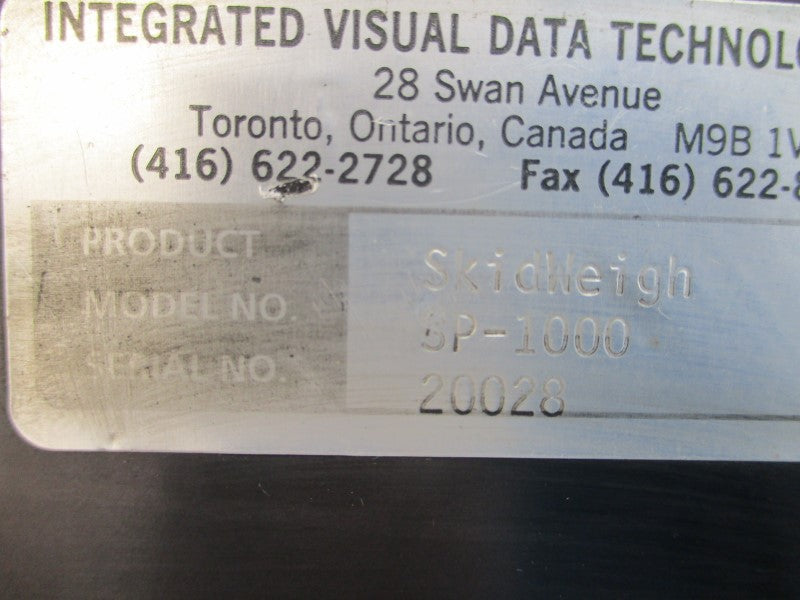 INTEGRATED VISUAL DATA TECHNOLOGY SP-1000 ACCU-DATA UNMP