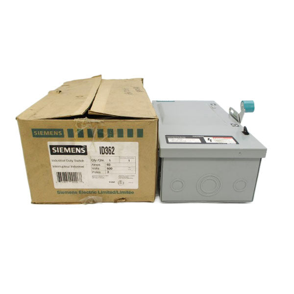 SIEMENS ID362 600VAC 60A NSMP