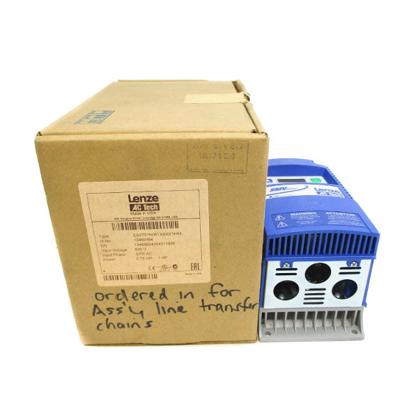 LENZE ESV751N06TXBXX1H43 13469554 600VAC 2.0A NSMP