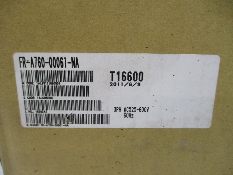 MITSUBISHI FR-A760-00061-NA 525/600V 15.1A NSMP