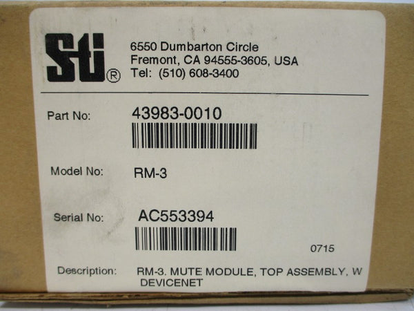 STI 43983-0010 RM-3 24VDC NSMP
