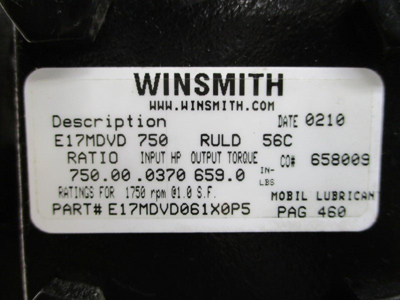 WINSMITH E17MDVD061X0P5 NSNP