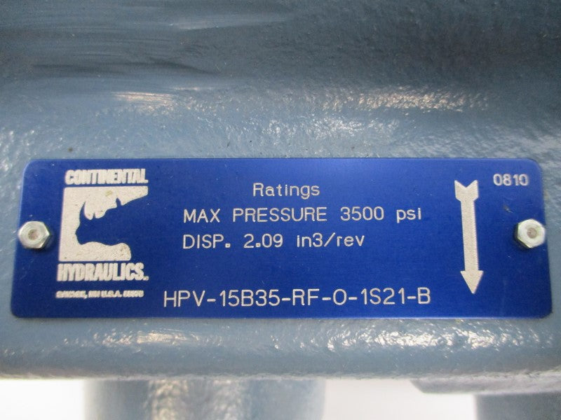 CONTINENTAL HYDRAULICS HPV-15B35-RF-0-1S21-B 3500PSI NSNP