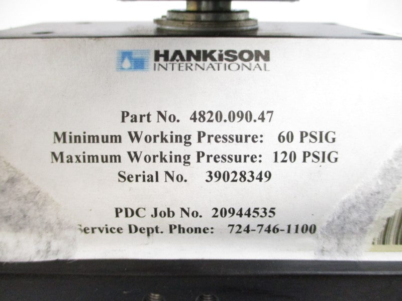 HANKISON 4820.090.47 60-120PSI 2-1/2" NSNP