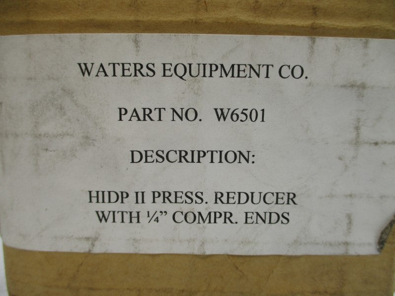 WATERS EQUIPMENT W6501 5000PSI 1/4" NSMP