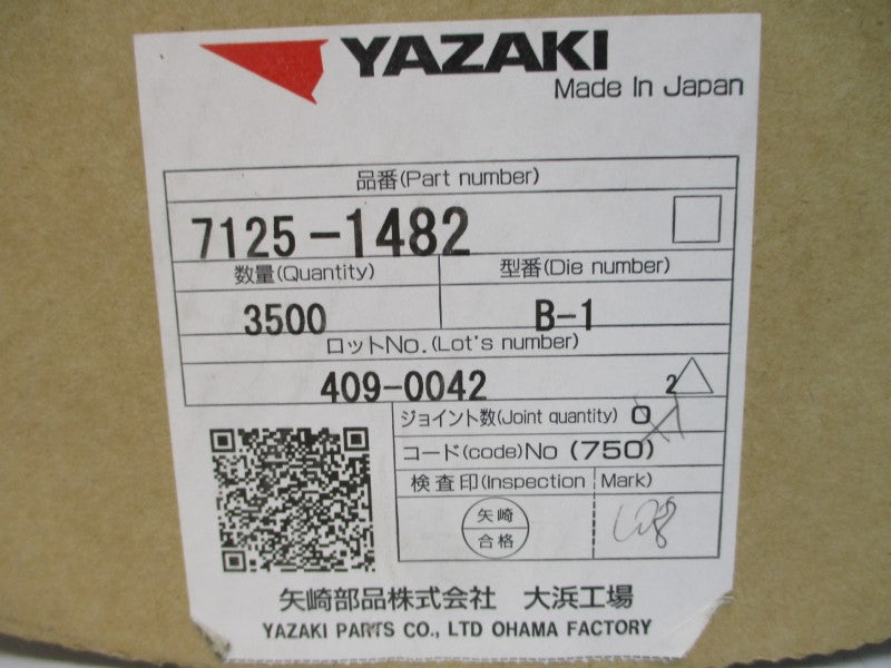 YAZAKI 7125-1482 (PKG OF 3500) NSMP