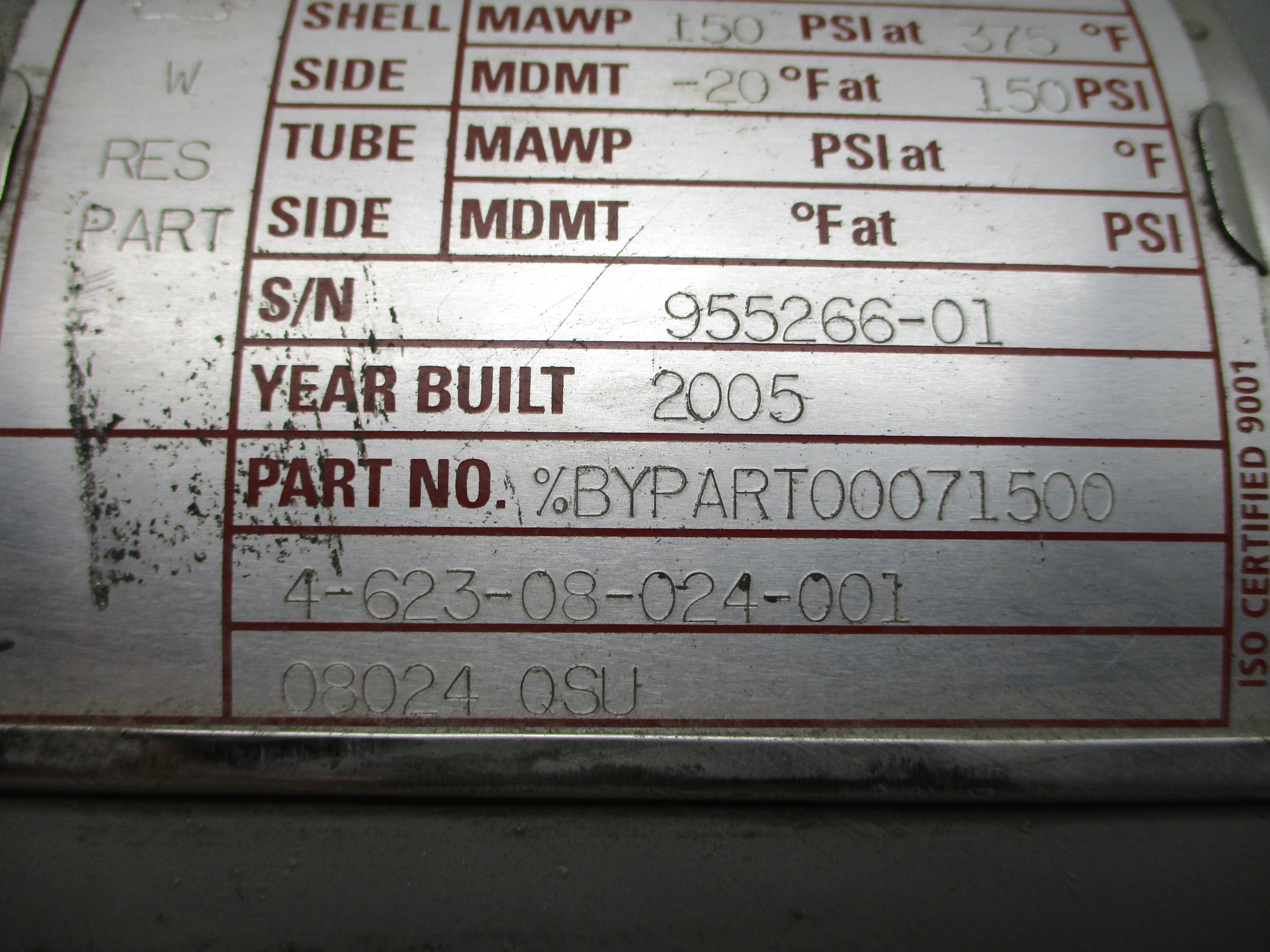 BELL & GOSSETT 00071500 4-623-08-024-001 150PSI NSNP