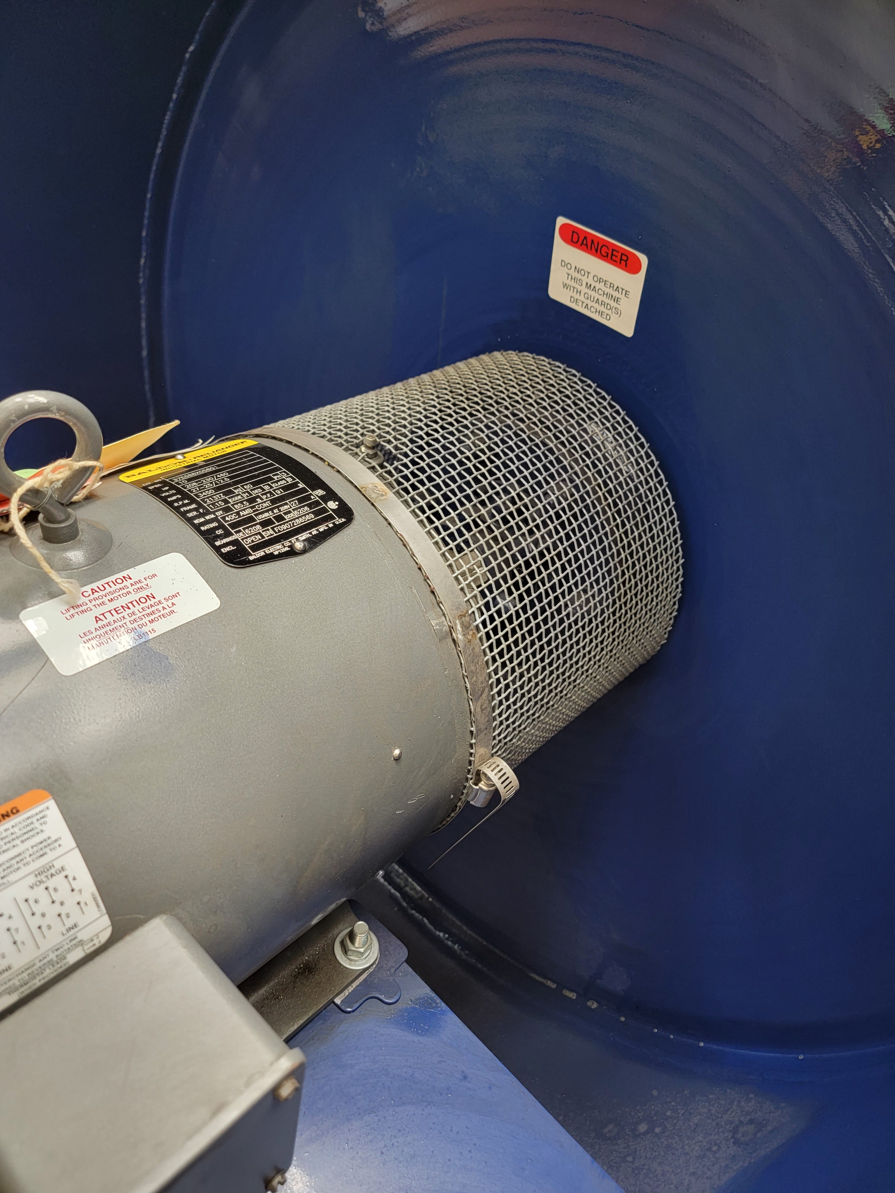SPENCER G-1210HMOD 37E588X058G1 208-230/460V 27-25/12.5A NSNP