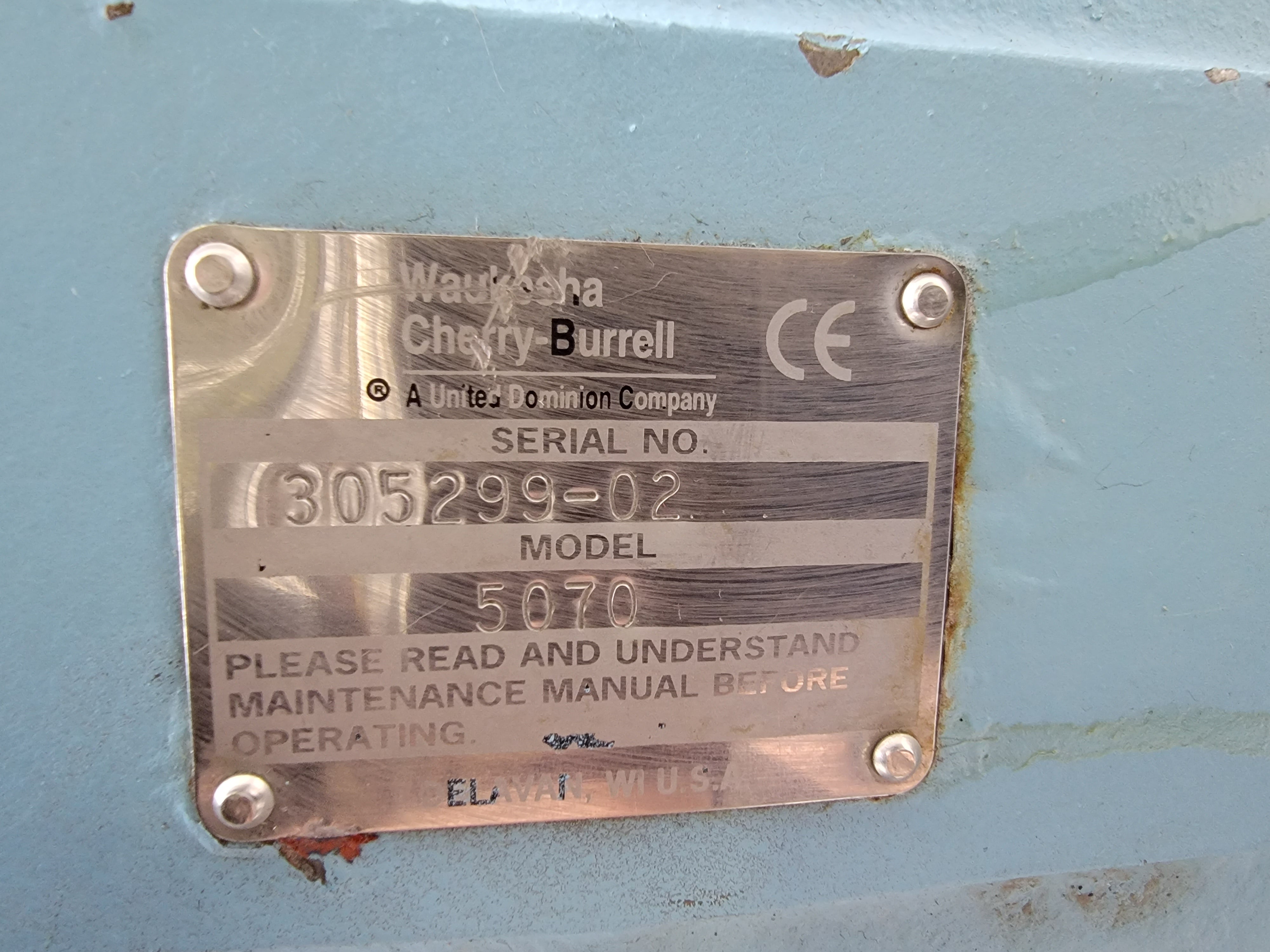 WAUKESHA CHERRY-BURRELL 5070 UNMP
