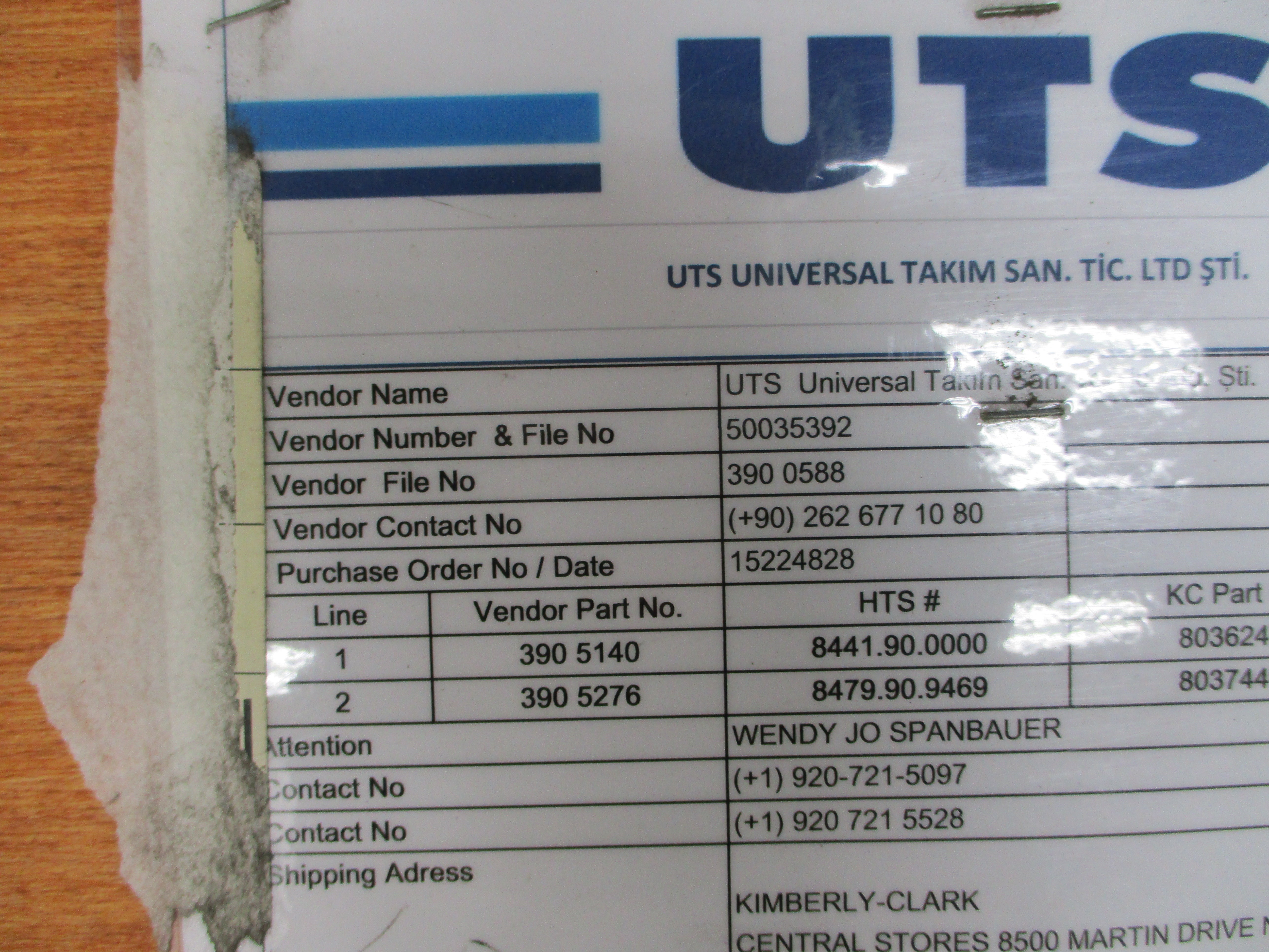 UNIVERSAL TAKIM 390-5276 3904276 NSMP