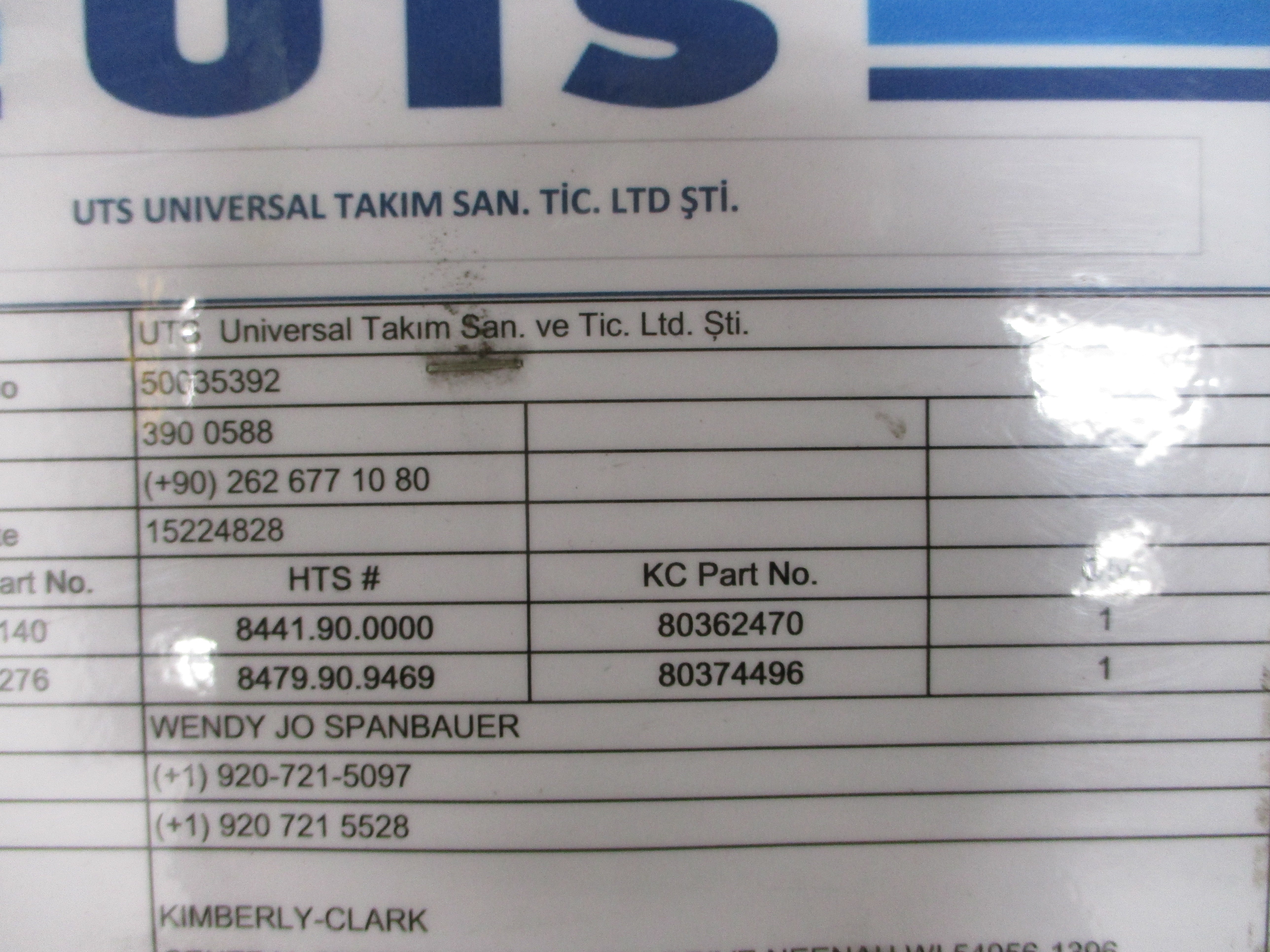 UNIVERSAL TAKIM 390-5276 3904276 NSMP