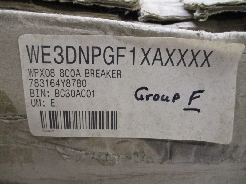 GENERAL ELECTRIC WE3DSPGXXXAXXXX WPX-08 635V 800A NSMP