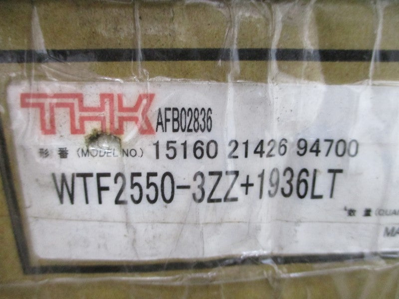 THK WTF2550-3ZZ+1936LT 151602142694700 NSMP
