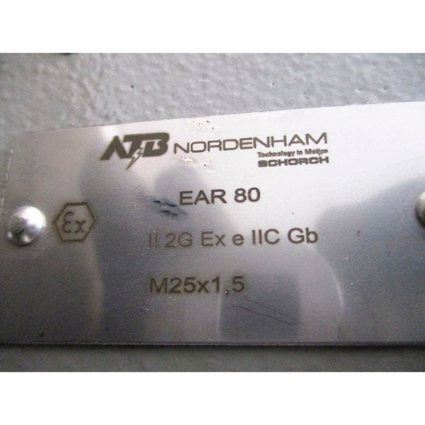 E ONE DB0190G01 W/ ATB NORDENHAM CD71M2-4 460VAC 1.71/0.99A NSNP