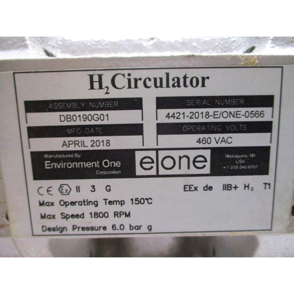 E ONE DB0190G01 W/ ATB NORDENHAM CD71M2-4 460VAC 1.71/0.99A NSNP