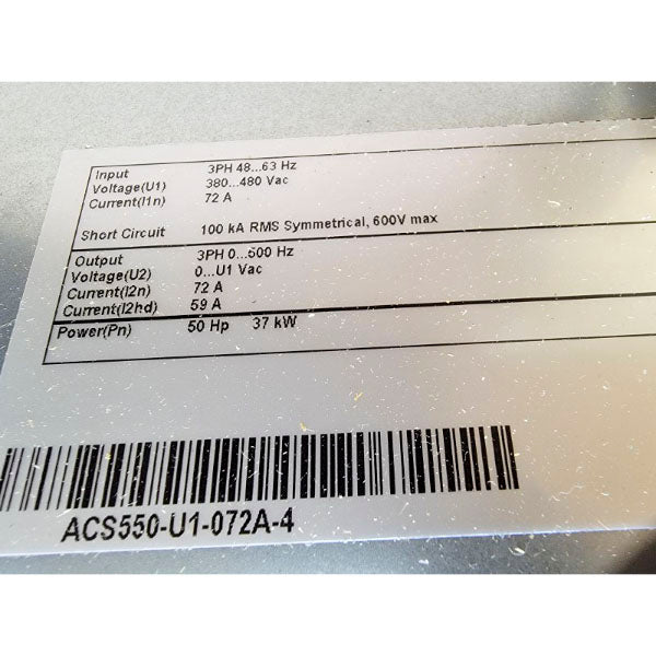 ABB ACS550-U1-072A-4 380-480VAC 72A NSMP