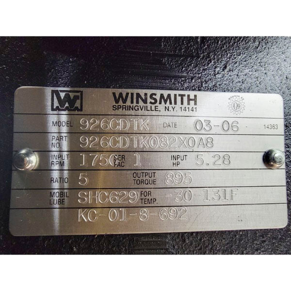 WINSMITH 926CDTK 926CDTK082X0A8 NSMP
