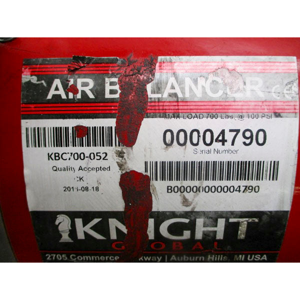 KNIGHT GLOBAL KBC700-052 100PSI UNMP