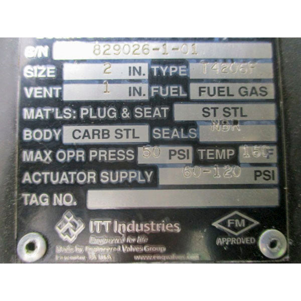 ITT INDUSTRIES T4206F 60-120PSI 2" NSNP